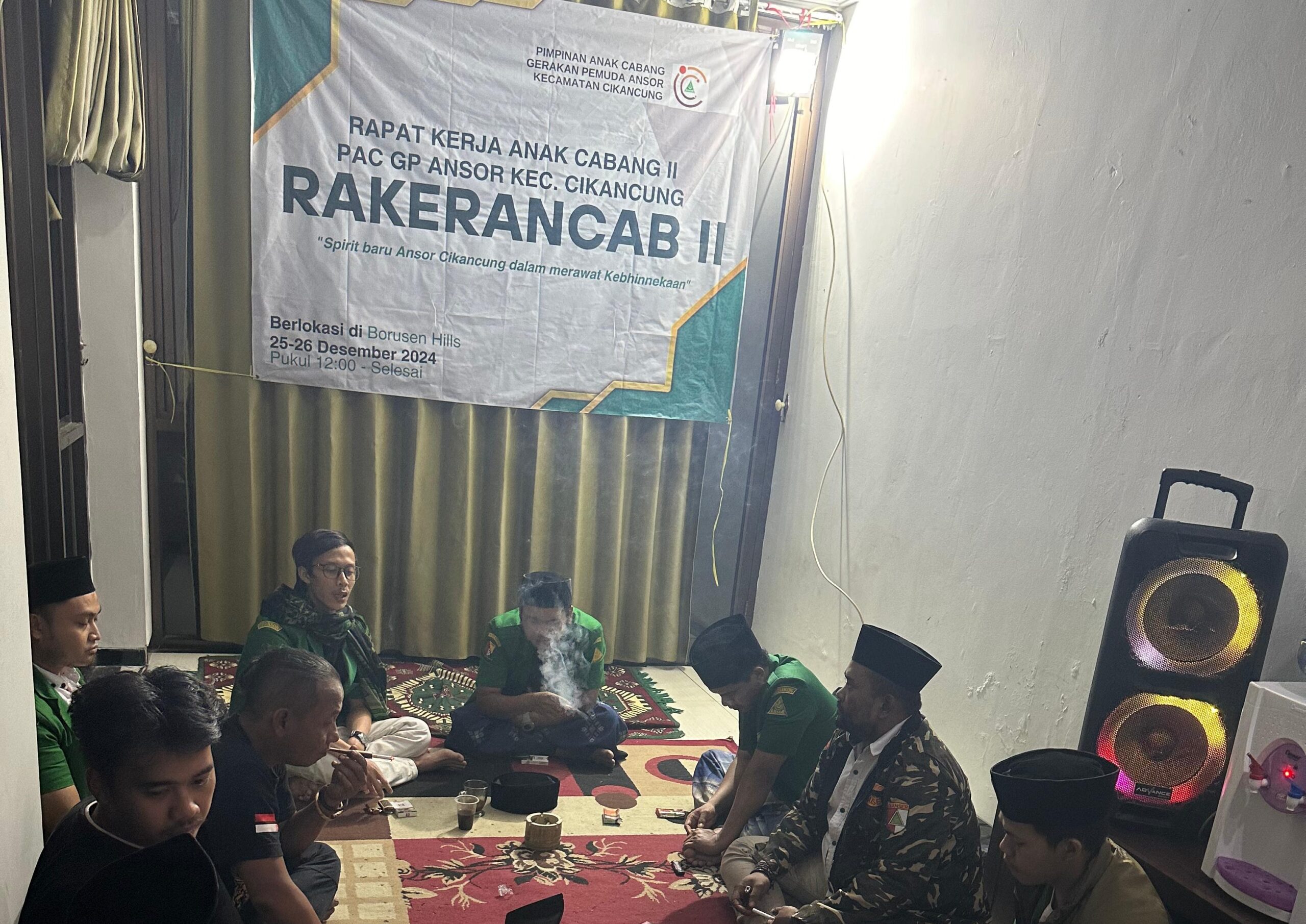 Fokus Berkhidmah, PAC GP Ansor Cikancung Gelar Rakerancab II